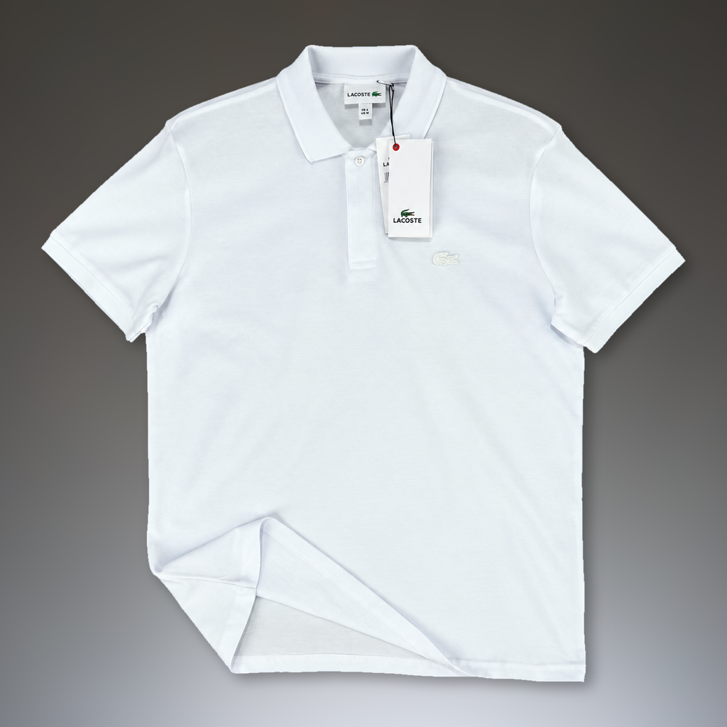 Lacoste muška polo majica, logo u tonu, bijela. Vrhunska kvaliteta