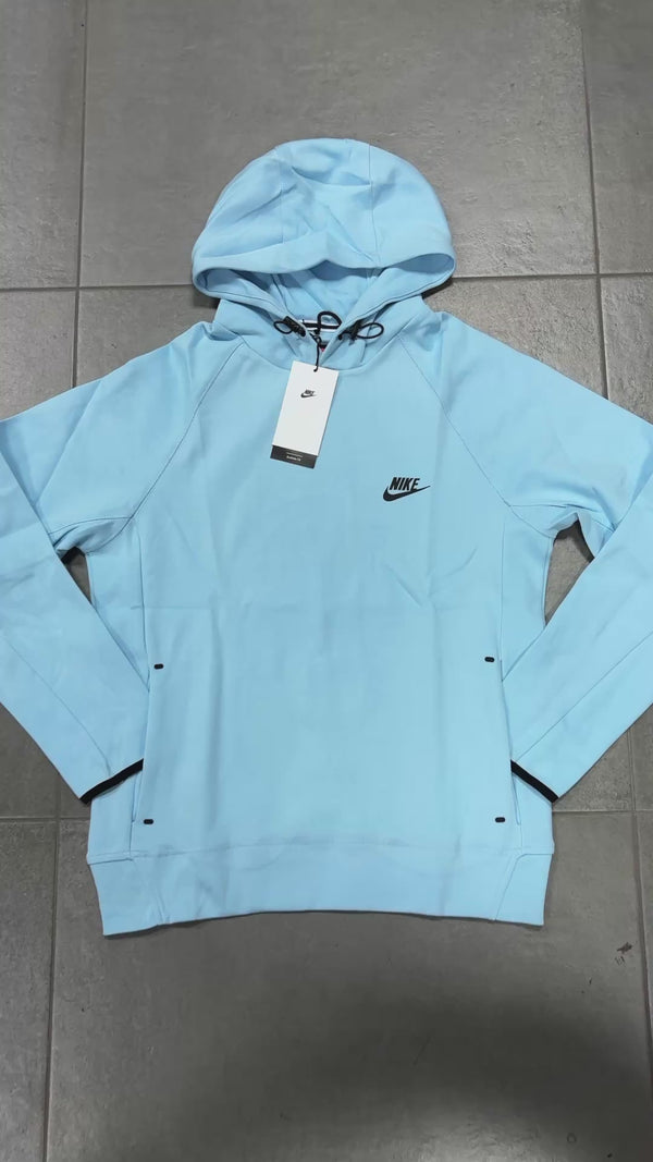 Nike Tech Fleece muška majica bez patentnog zatvarača, svijetlo plava. Vrhunska kvaliteta