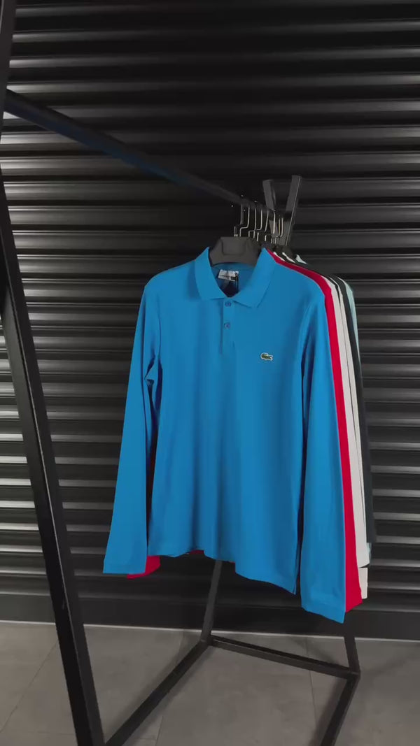 Lacoste muška polo majica s dugim rukavima, tamnoplava. Premium kvaliteta