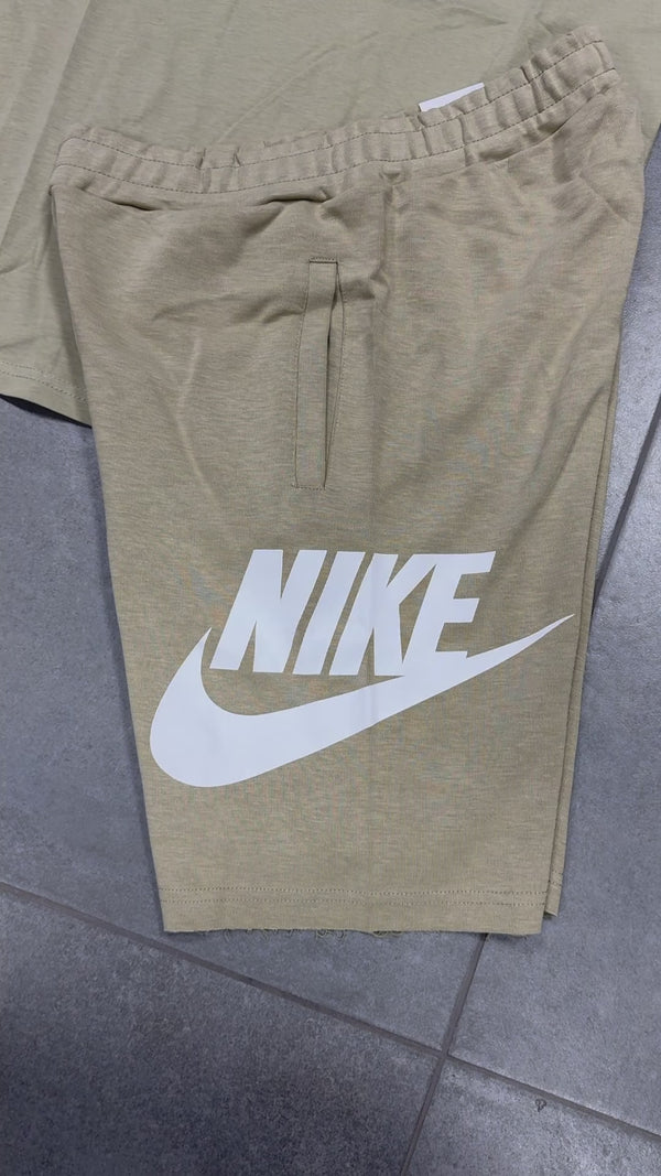 Nike muške kratke hlače, maslinasto zelene, veliki logo. Factory outlet