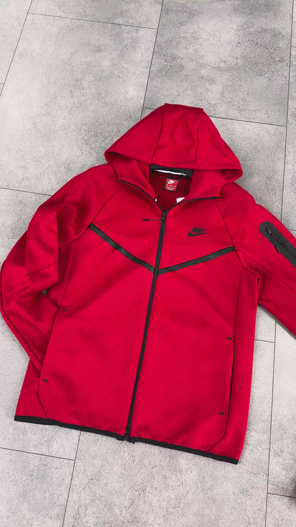 Nike muška trenirka Tech Fleece, crvena. Model 2024. Vrhunska kvaliteta