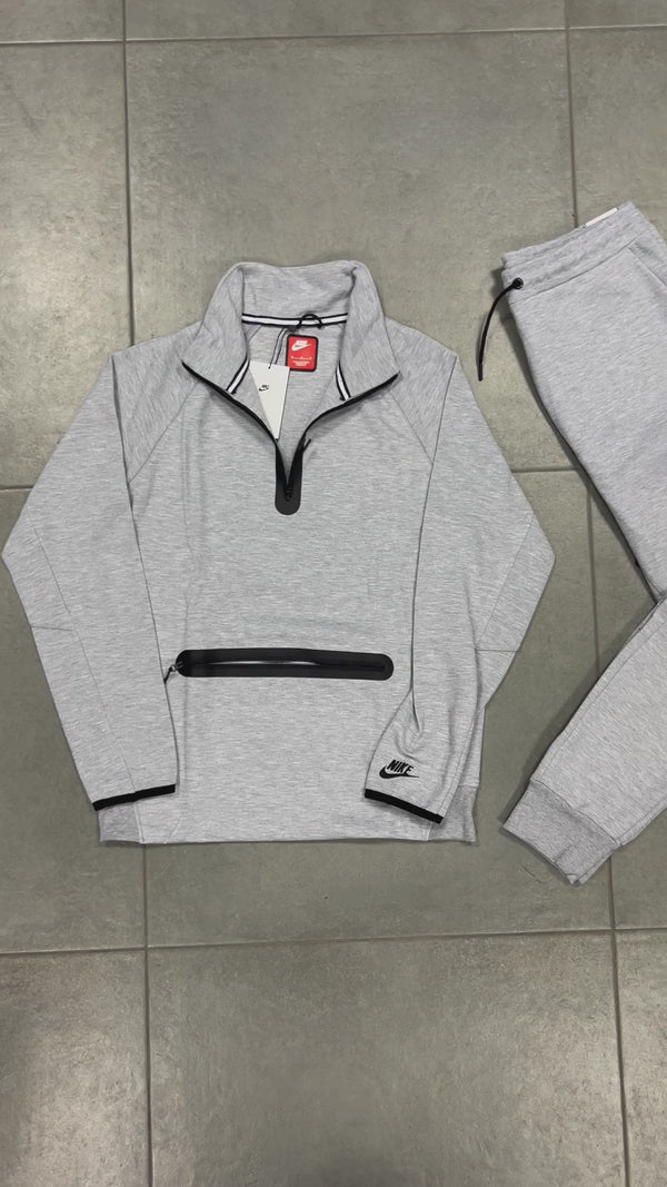 Nike Tech Fleece muška trenirka, prednji džep, klasično siva. Model 2024. Vrhunska kvaliteta