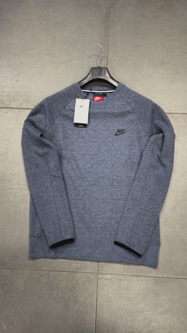 Nike Tech Fleece majica, "Men's crew", plava. Vrhunska kvaliteta