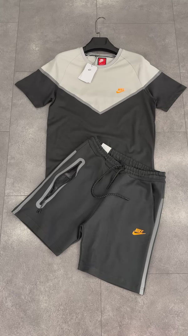Nike Reflective Tech Fleece muški set s kratkim hlačama, grafitno - siva. Vrhunska kvaliteta