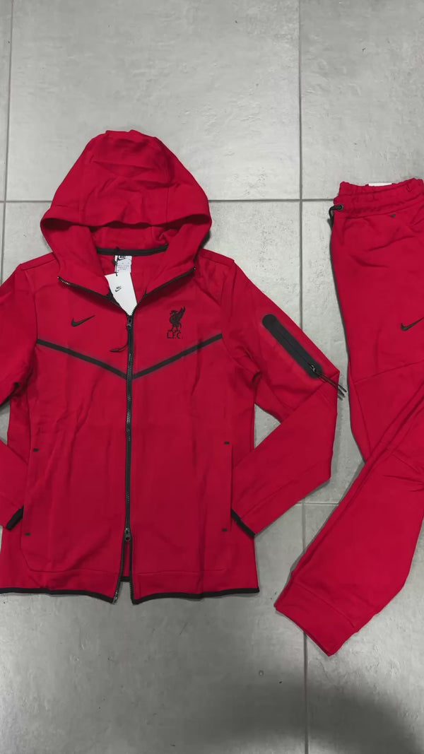 Nike Liverpool Tech Fleece muška trenirka, crvena. Vrhunska kvaliteta