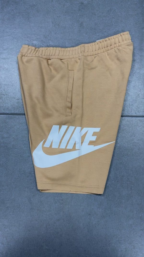 Nike muške kratke hlače, bež, veliki logo. Factory outlet