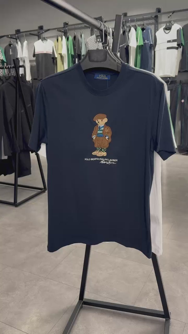 Ralph Lauren muška majica, vezeni medvjed, tamnoplava. Premium kvalitete