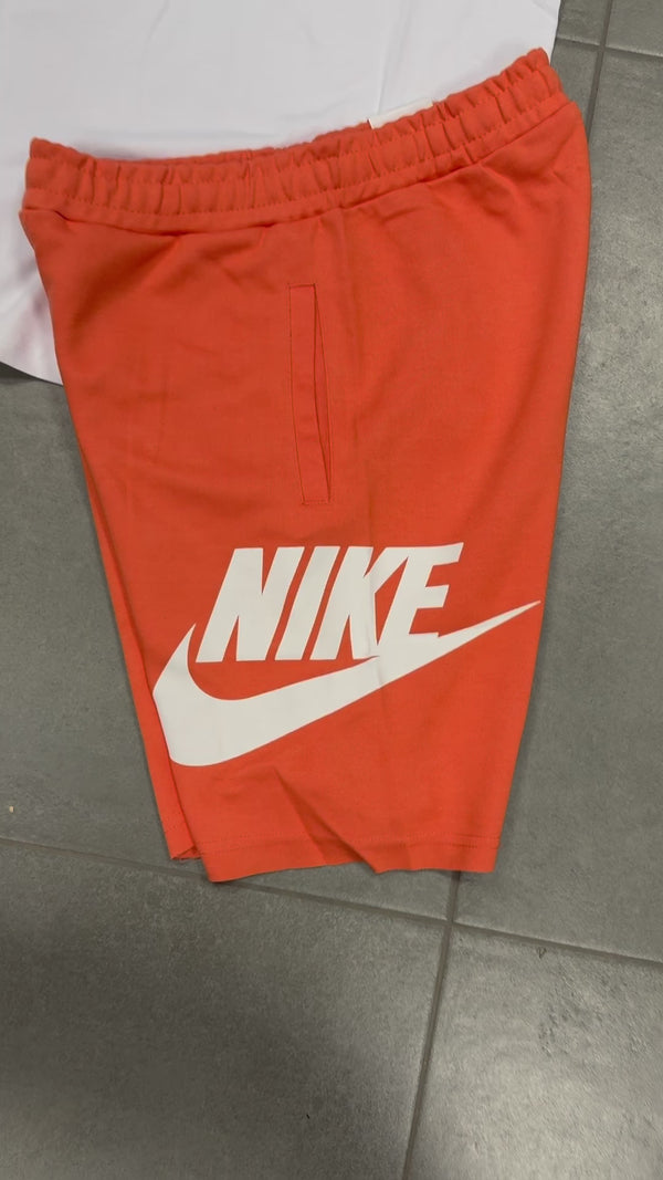 Nike muške kratke hlače, narančaste, veliki logo. Factory outlet