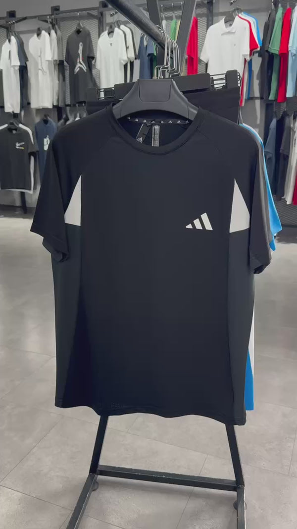 Adidas muški sportski set s kratkim hlačama, plavo - crna. Premium kvaliteta
