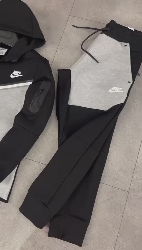 Nike Tech Fleece dječja trenirka, crna i siva. Vrhunska kvaliteta