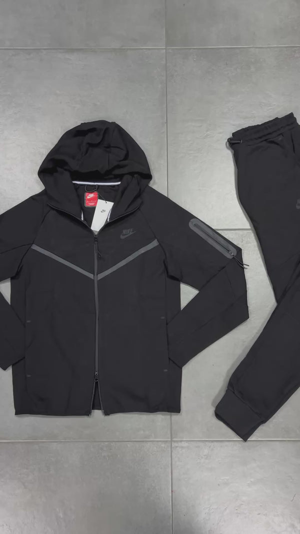 Nike Tech Fleece muška trenirka, crna. Model 2024. Vrhunska kvaliteta