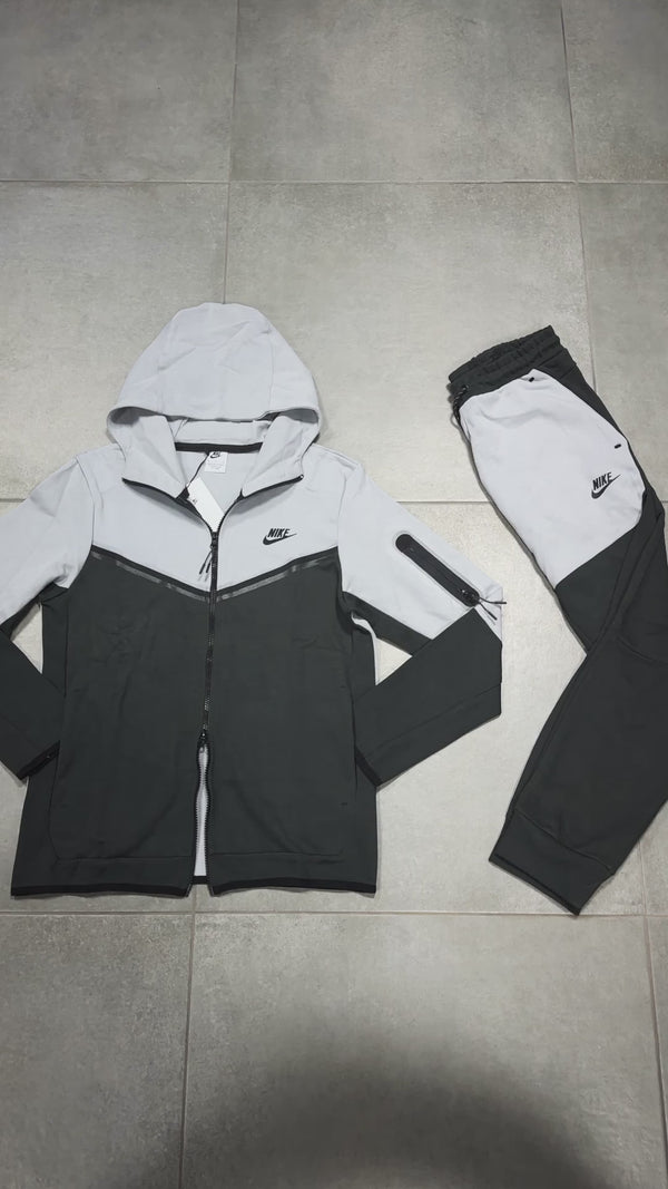 Nike Tech Fleece muška trenirka, grafit i svijetlo siva. Vrhunska kvaliteta